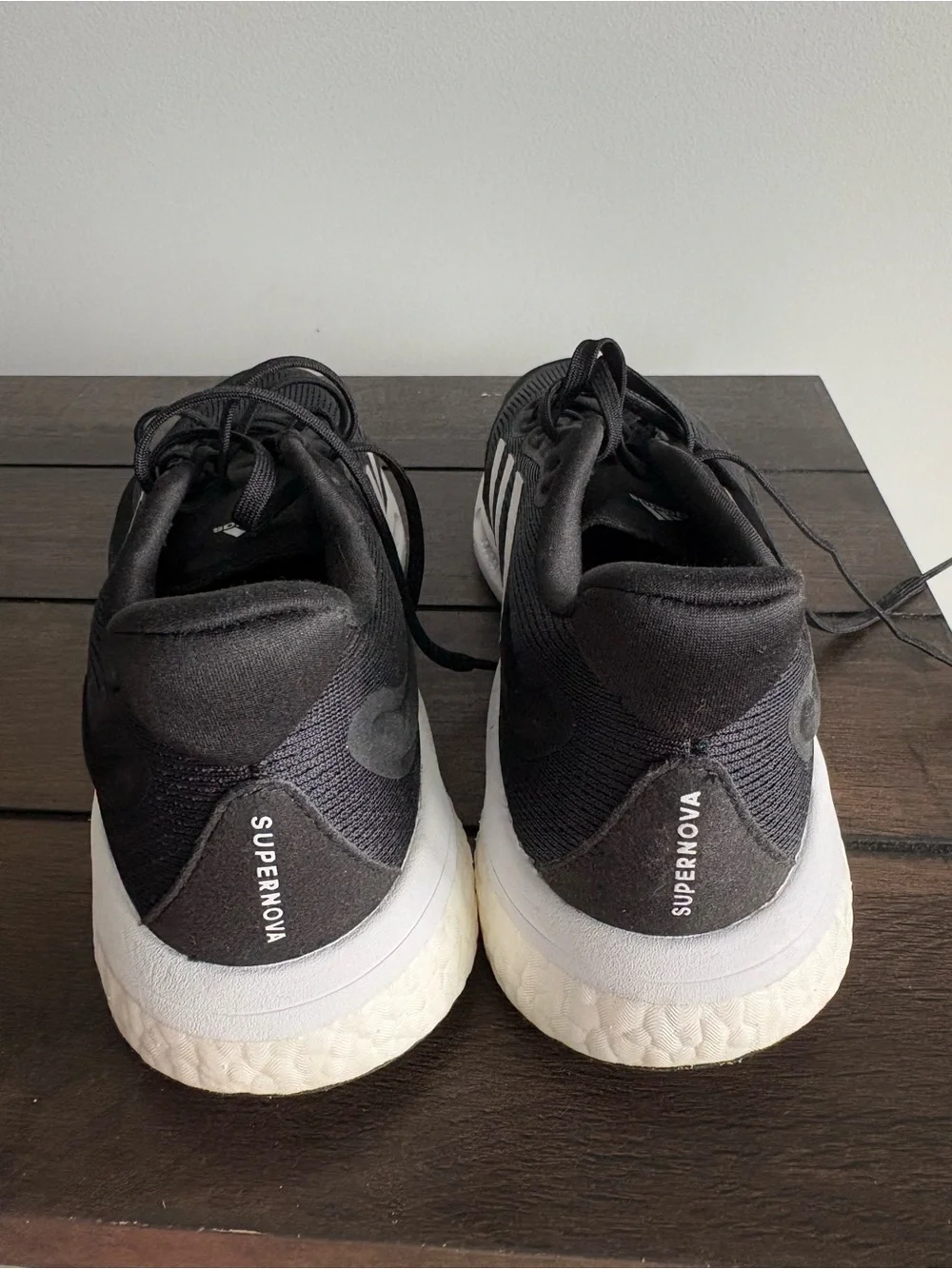 adidas Black and White Athletic Running Sneakers
